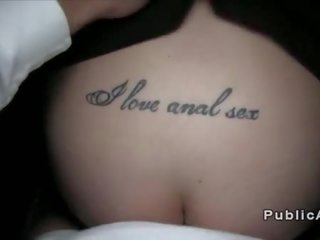 Tatuaj frumuseţe fucks afara pov